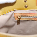 LOUIS VUITTON Monogram Vernis Reade MM Hand Bag Beige M91141 LV Auth gh2399-20