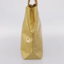 LOUIS VUITTON Monogram Vernis Reade MM Hand Bag Beige M91141 LV Auth gh2399-3