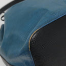 LOUIS VUITTON Epi Petit Noe Shoulder Bag Bicolor Black Blue M44152 Auth gh240-14