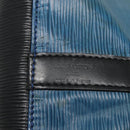 LOUIS VUITTON Epi Petit Noe Shoulder Bag Bicolor Black Blue M44152 Auth gh240-17