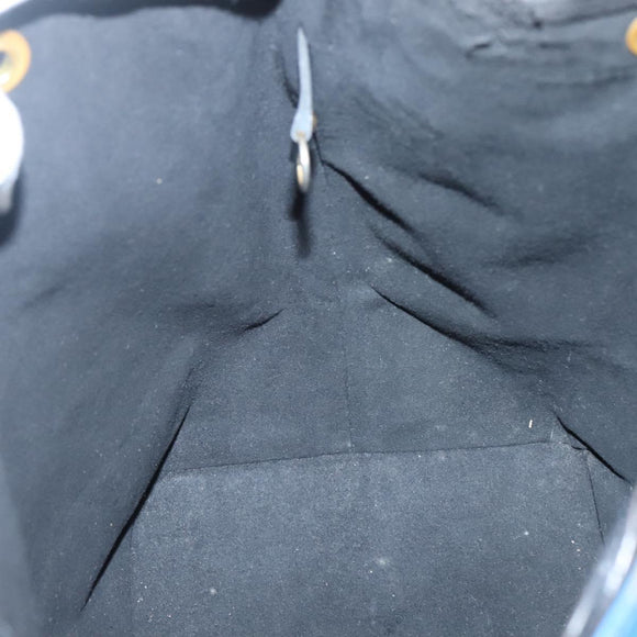 LOUIS VUITTON Epi Petit Noe Shoulder Bag Bicolor Black Blue M44152 Auth gh240