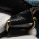 LOUIS VUITTON Epi Petit Noe Shoulder Bag Bicolor Black Blue M44152 Auth gh240-12
