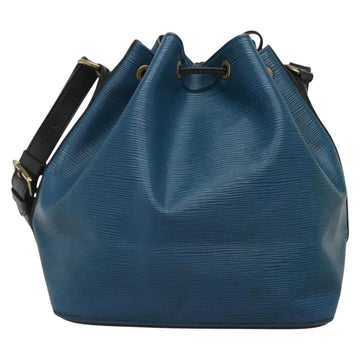 LOUIS VUITTON Epi Petit Noe Shoulder Bag Bicolor Black Blue M44152 Auth gh240 - 0