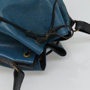 LOUIS VUITTON Epi Petit Noe Shoulder Bag Bicolor Black Blue M44152 Auth gh240-6