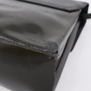 LOEWE Velazquez Hand Bag Leather 2way Green Silver Auth gh2401-14