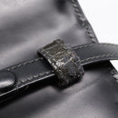 LOEWE Velazquez Hand Bag Leather 2way Green Silver Auth gh2401-20