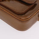 LOUIS VUITTON Monogram Vernis Christy MM Shoulder Bag Bronze M91109 Auth gh2403-16