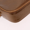 LOUIS VUITTON Monogram Vernis Christy MM Shoulder Bag Bronze M91109 Auth gh2403-17