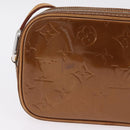 LOUIS VUITTON Monogram Vernis Christy MM Shoulder Bag Bronze M91109 Auth gh2403-4