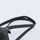 GUCCI Bamboo Backpack Leather Black Gold Tone 003 2034 0030 Auth gh2404-15