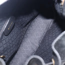 GUCCI Bamboo Backpack Leather Black Gold Tone 003 2034 0030 Auth gh2404-12