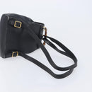 GUCCI Bamboo Backpack Leather Black Gold Tone 003 2034 0030 Auth gh2404-8