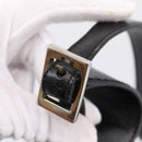 GUCCI GG Canvas Jackie Hand Bag Black 001 3735 Auth gh2405-10