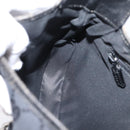 GUCCI GG Canvas Jackie Hand Bag Black 001 3735 Auth gh2405-21