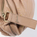 FENDI Spy Bag Hand Bag Leather Pink Gold Tone 8BL078 Auth gh2406-20