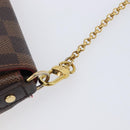 LOUIS VUITTON Damier Ebene Favorit MM Shoulder Bag M41129 LV Auth gh2407-9