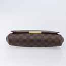 LOUIS VUITTON Damier Ebene Favorit MM Shoulder Bag M41129 LV Auth gh2407-5