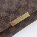 LOUIS VUITTON Damier Ebene Favorit MM Shoulder Bag M41129 LV Auth gh2407-20