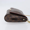 LOUIS VUITTON Damier Ebene Favorit MM Shoulder Bag M41129 LV Auth gh2407-3