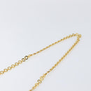 Salvatore Ferragamo Vala Chain Shoulder Bag Leather Black Gold Tone Auth gh2409-8