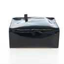 GIVENCHY Pandora Shoulder Bag Patent Black Silver Auth gh2410A-5