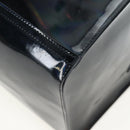 GIVENCHY Pandora Shoulder Bag Patent Black Silver Auth gh2410A-14
