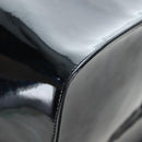 GIVENCHY Pandora Shoulder Bag Patent Black Silver Auth gh2410A-16
