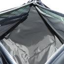 GIVENCHY Pandora Shoulder Bag Patent Black Silver Auth gh2410A-27