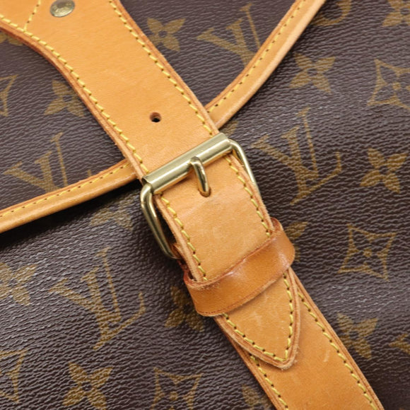 LOUIS VUITTON Monogram Sac Chas Boston Bag M41141 LV Auth gh2413