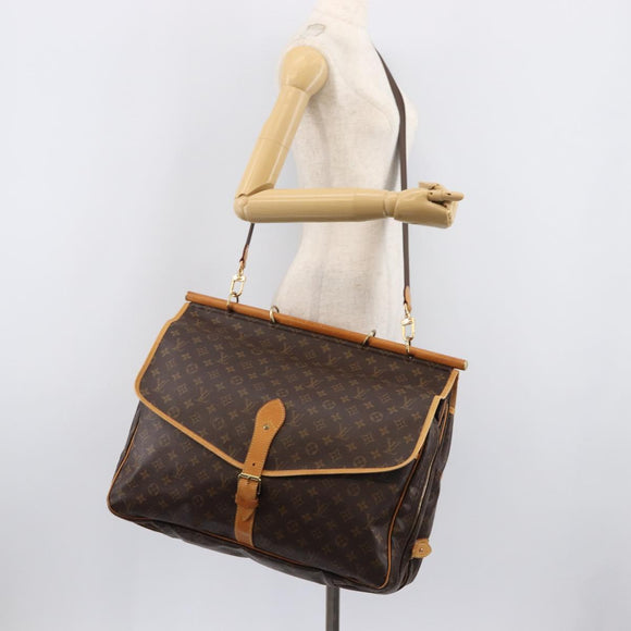 LOUIS VUITTON Monogram Sac Chas Boston Bag M41141 LV Auth gh2413