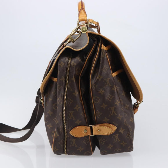 LOUIS VUITTON Monogram Sac Chas Boston Bag M41141 LV Auth gh2413