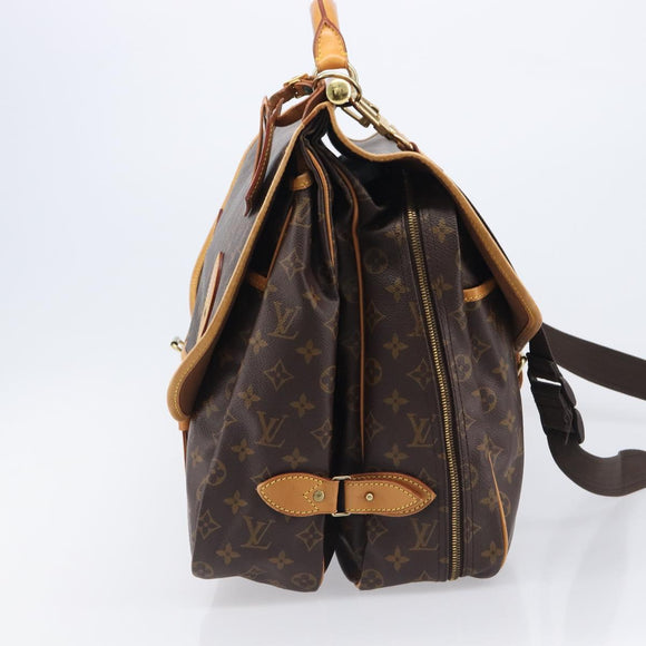 LOUIS VUITTON Monogram Sac Chas Boston Bag M41141 LV Auth gh2413
