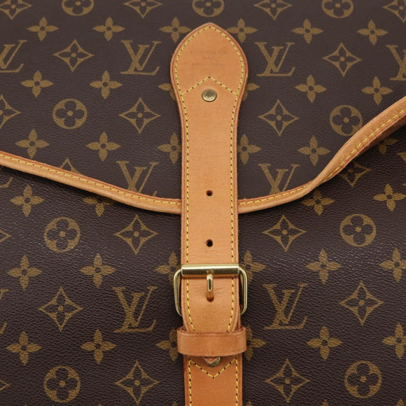LOUIS VUITTON Monogram Sac Chas Boston Bag M41141 LV Auth gh2414