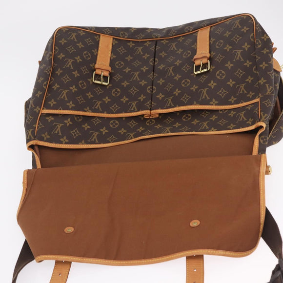 LOUIS VUITTON Monogram Sac Chas Boston Bag M41141 LV Auth gh2414