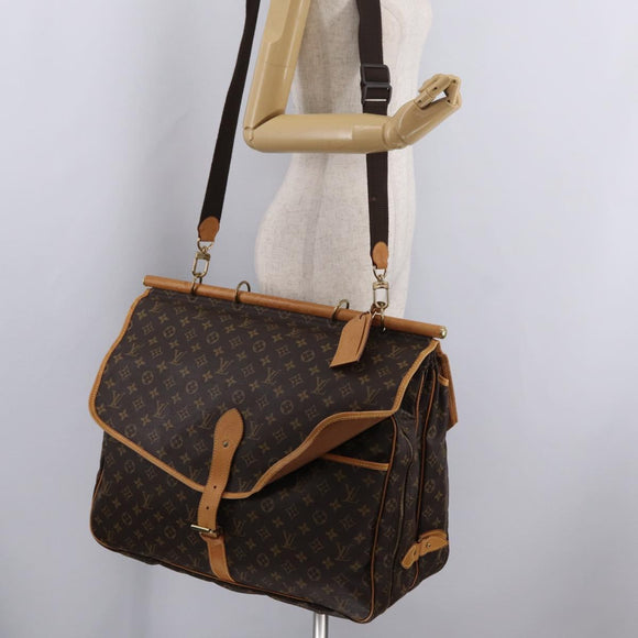 LOUIS VUITTON Monogram Sac Chas Boston Bag M41141 LV Auth gh2414