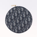 Christian Dior Trotter Canvas Hand Bag Nylon Navy Silver Auth gh2416-22