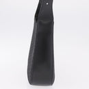 CELINE C Macadam Canvas Shoulder Bag Black Gold Auth gh2417V-4