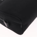 Salvatore Ferragamo Chain Shoulder Bag Canvas Black Silver Auth gh2418-12