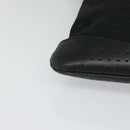 GUCCI GG Canvas Shoulder Bag Black Silver 145857 Auth gh242-8