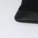 GUCCI GG Canvas Shoulder Bag Black Silver 145857 Auth gh242-16