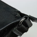 GUCCI GG Canvas Shoulder Bag Black Silver 145857 Auth gh242-9