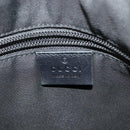 GUCCI GG Canvas Shoulder Bag Black Silver 145857 Auth gh242-19