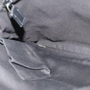 GUCCI GG Canvas Shoulder Bag Black Silver 145857 Auth gh242-21