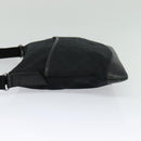 GUCCI GG Canvas Shoulder Bag Black Silver 145857 Auth gh242-3
