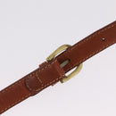 Coach Shoulder Bag Leather Beige Gold Auth gh2421-11
