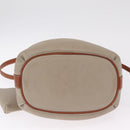 Coach Shoulder Bag Leather Beige Gold Auth gh2421-12