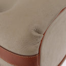 Coach Shoulder Bag Leather Beige Gold Auth gh2421-13