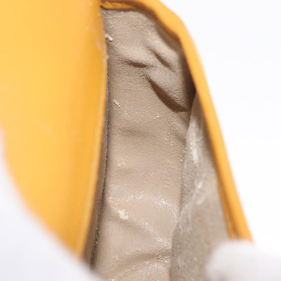 GUCCI Horsebit Waist bag Suede Yellow Gold Auth gh2424