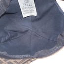 FENDI Zucca Canvas Cap Nylon 22.2"" Black Auth gh2428M-12