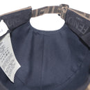 FENDI Zucca Canvas Cap Nylon 22.2"" Black Auth gh2428M-15